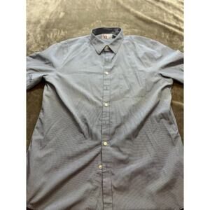 Chick-Fil-A Button‎ Up Shirt Team Style Oobe Black Gingham Check Size Large